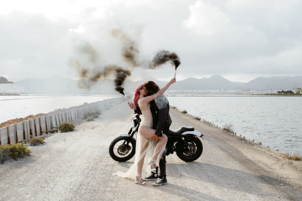 adventurous elopement in Ibiza