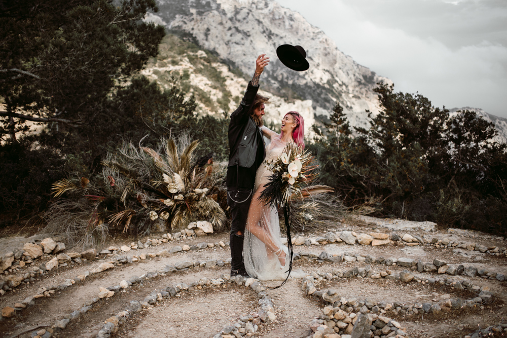 adventurous elopement in Ibiza