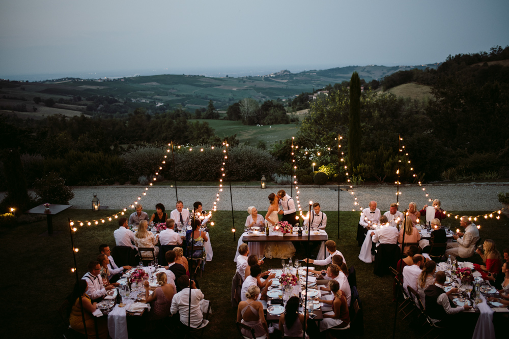 Norwegian destination wedding at Castello di Tassara