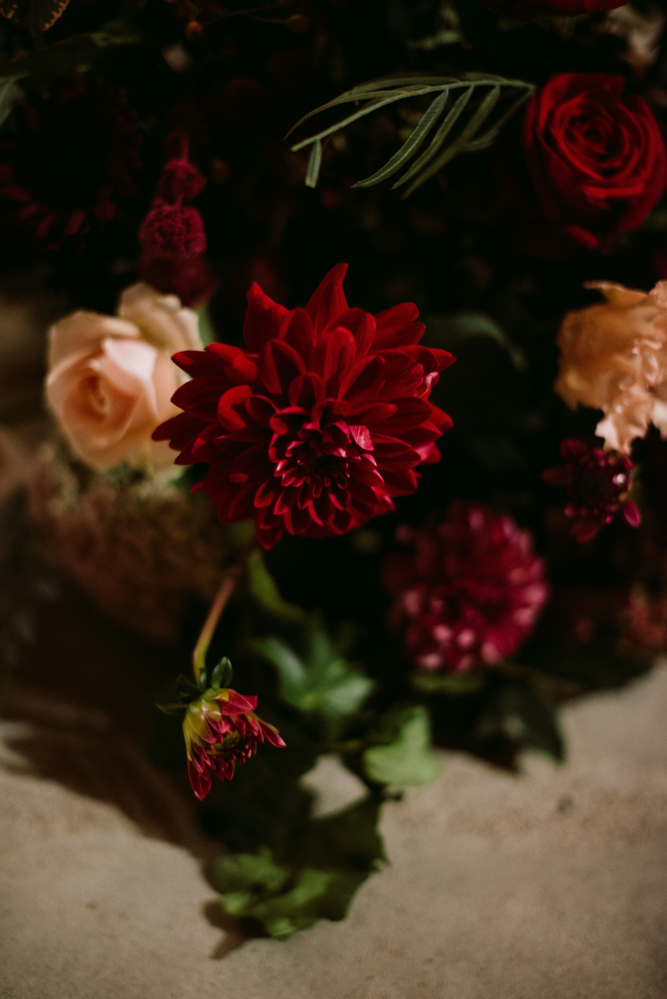 Industrial wedding in a factory