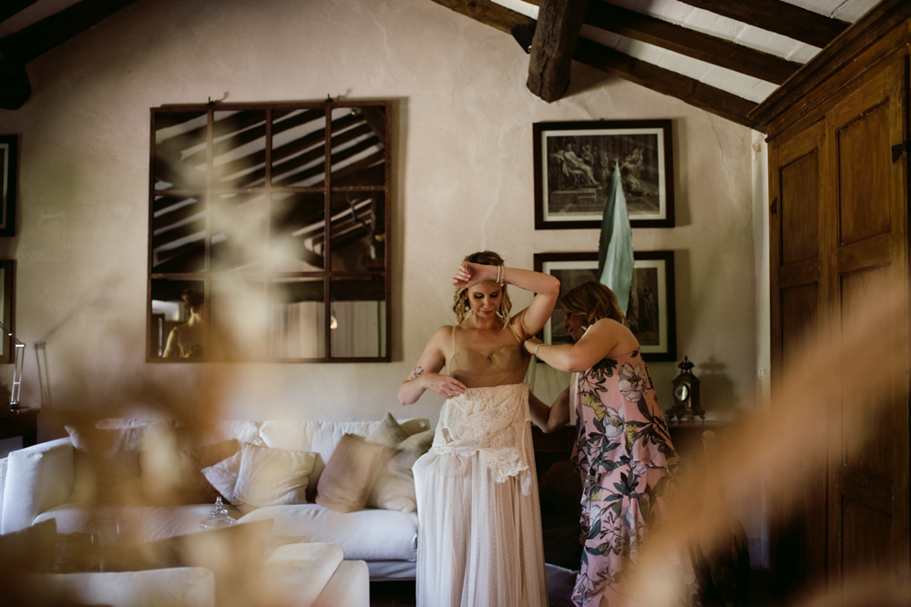 relaxed wedding castello di paderna