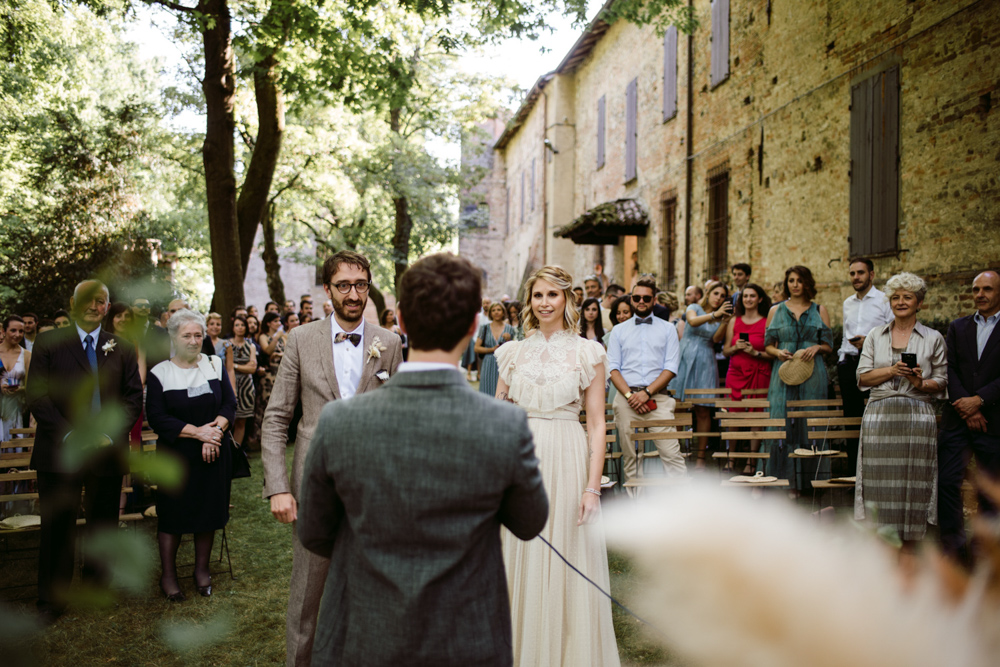 relaxed wedding castello di paderna