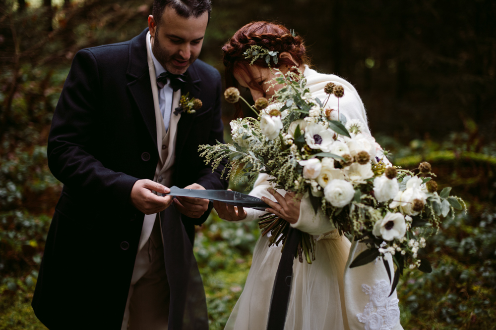 winter wedding in Switzerland