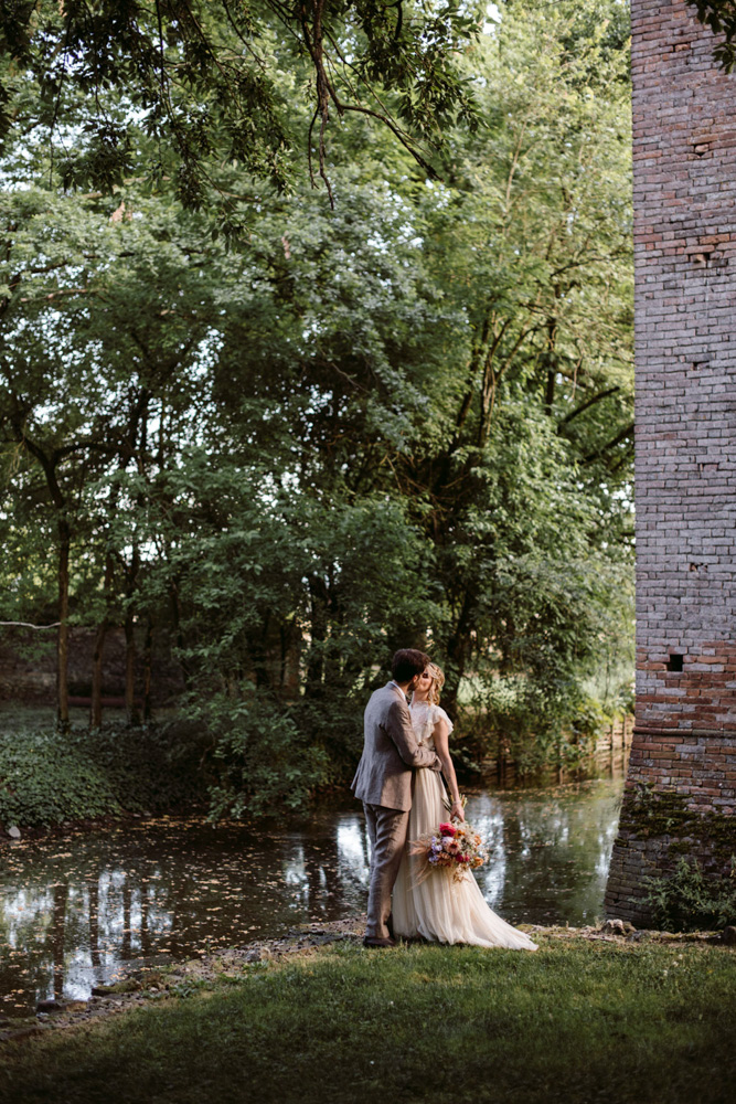 relaxed wedding castello di paderna