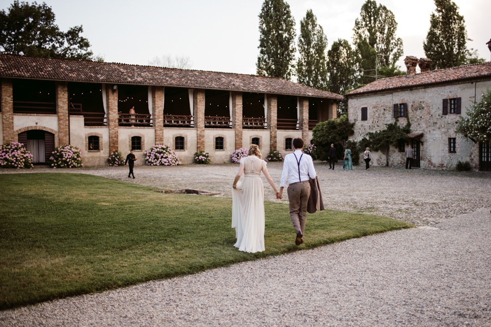 relaxed wedding castello di paderna