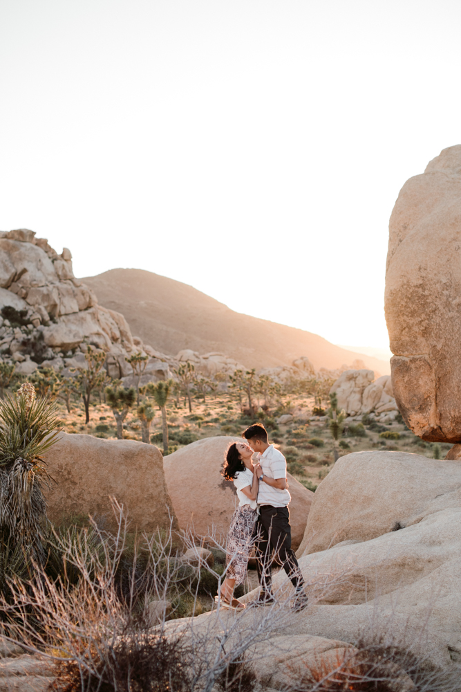 engagement session at Joshua Tree