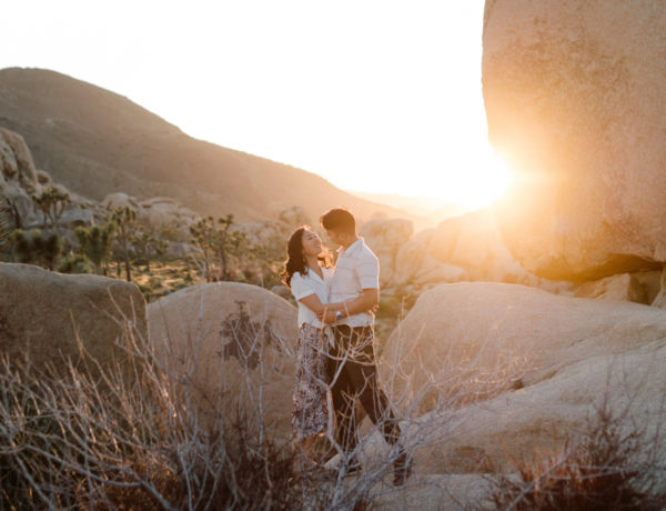 engagement session at Joshua Tree