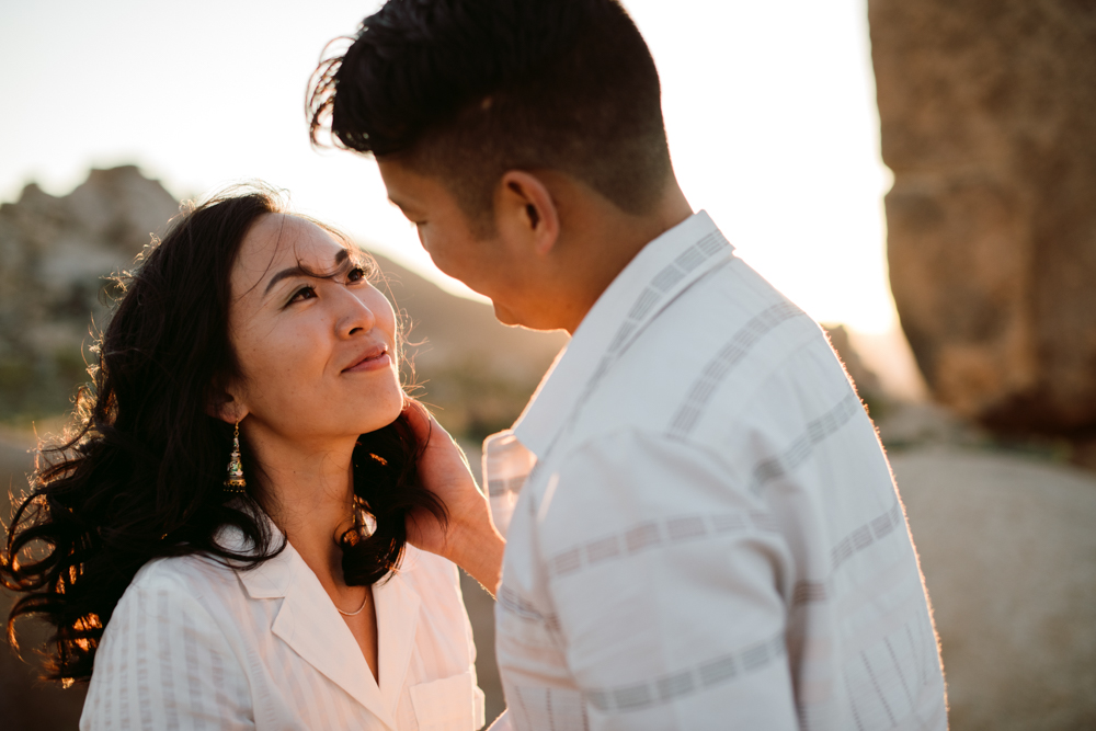 engagement session at Joshua Tree